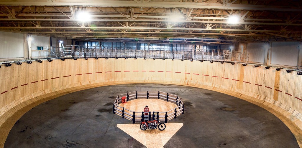 With a diameter of 40 metres, this was the largest Wall of Death ever constructed