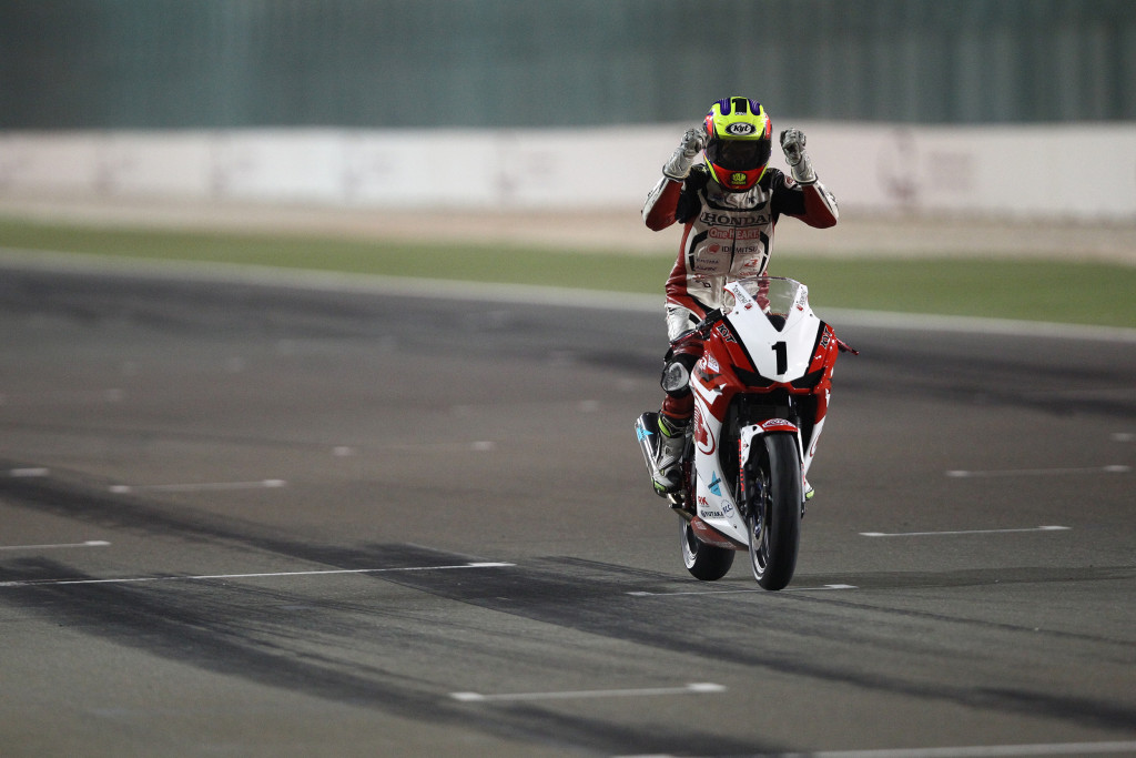 Khairul Idham in action during Asia Dream Cup race in Qatar, 2014