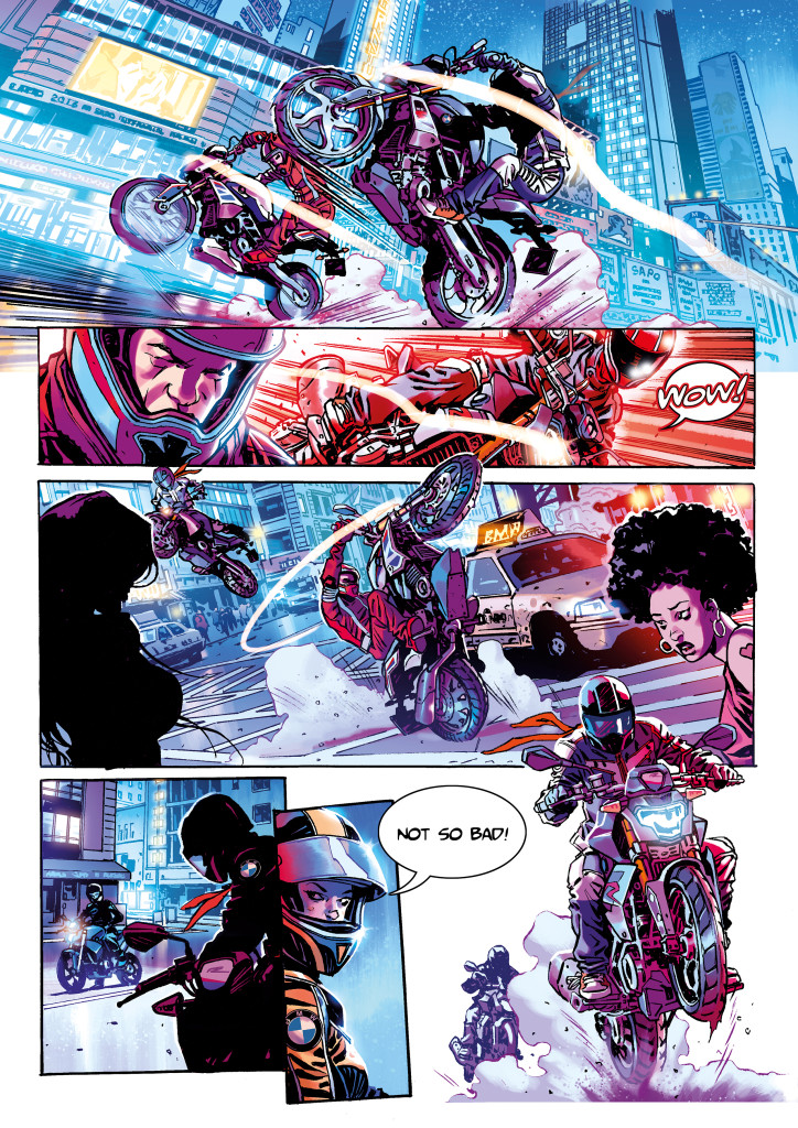 BMW Riders in the Storm comic