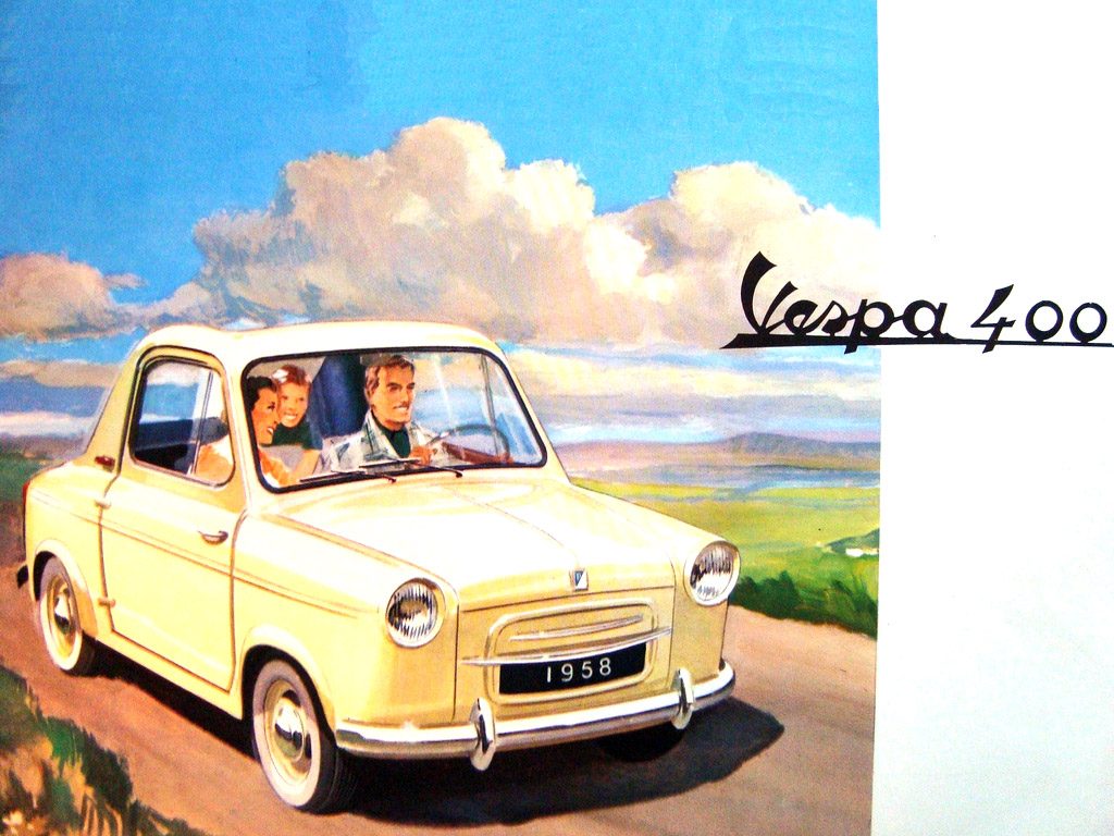 7 - 1957 VESPA 400 (from www.carstyling.ru)