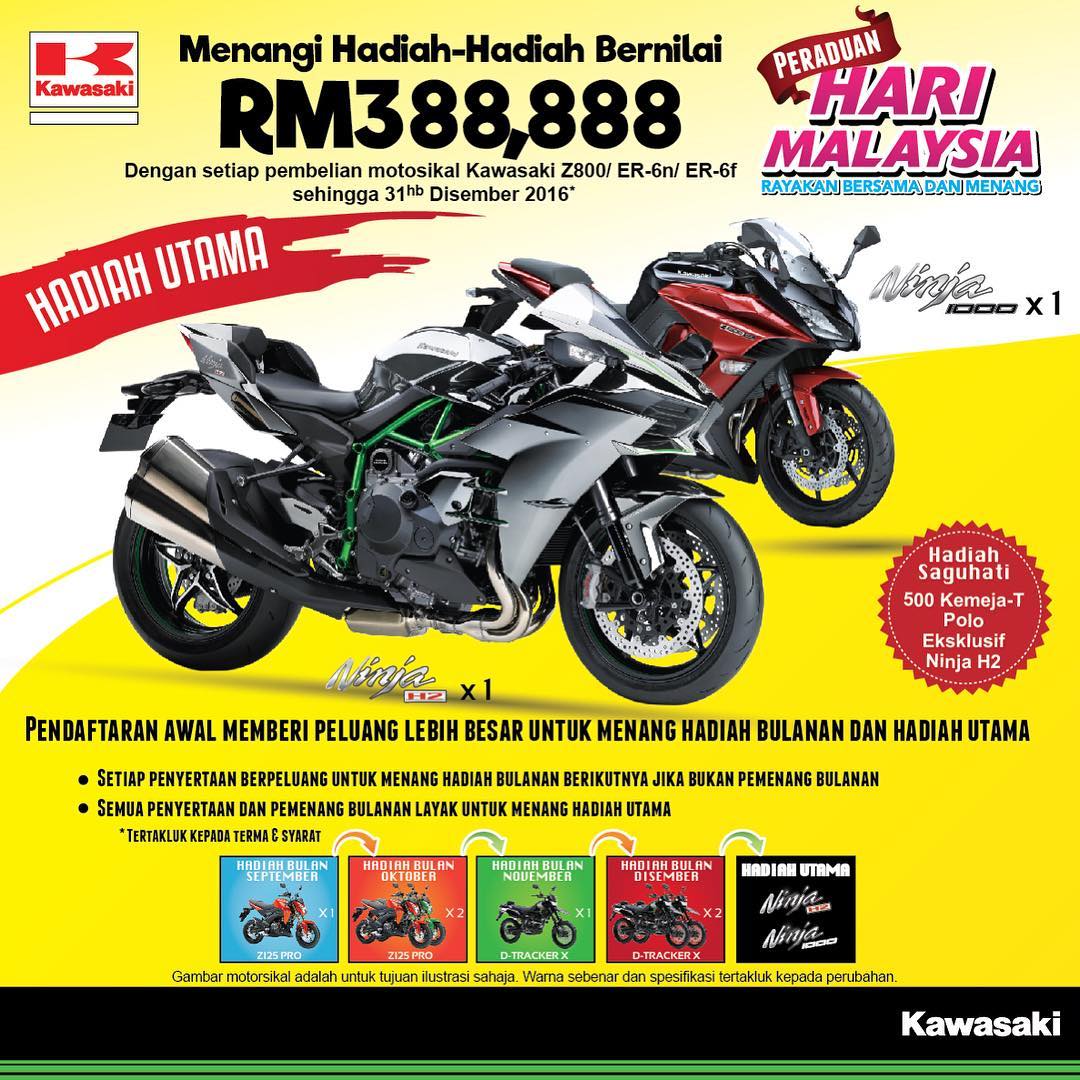 Buy A New Kawasaki And Win A Ninja H2 BikesRepublic