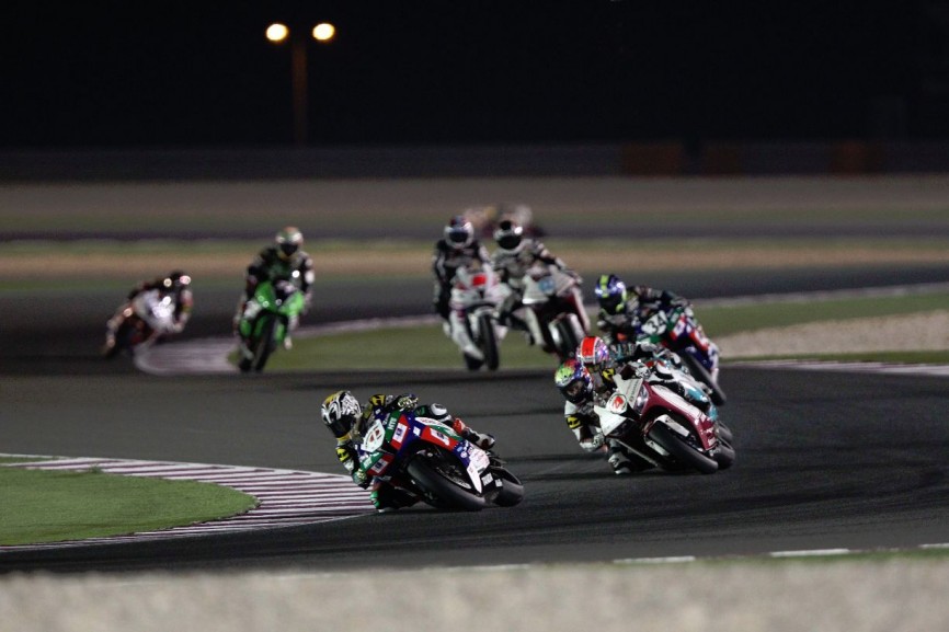 SuperSports 600cc race at the Losail Circuit in Qatar