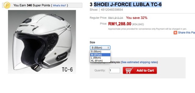 SHOEI J-FORCE LUBLA TC-6