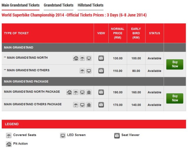 WSBK-ticket