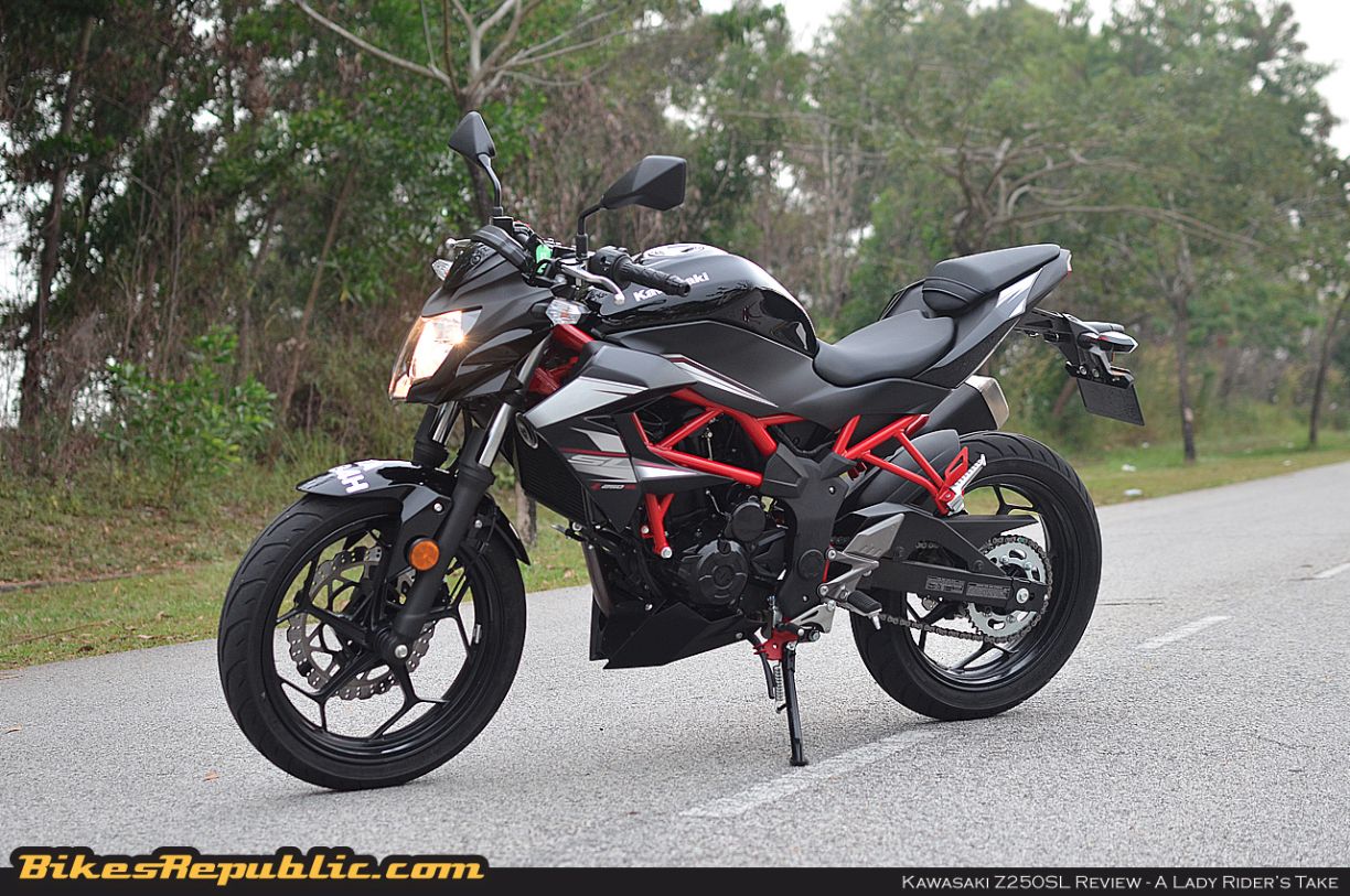 Kawasaki z250sl review sales