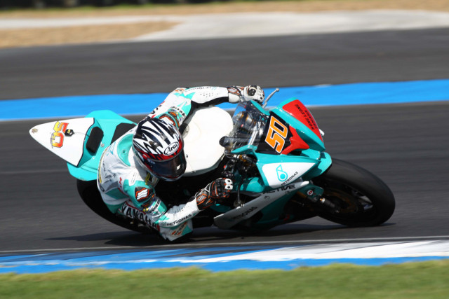 Ahmad Afif Amran during the ARRC race in Thailand