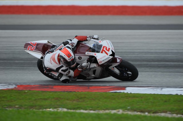 Yuki Takahashi was fastest on Day Three during the ARRC pre-season test