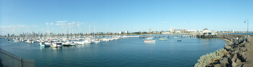 pesisir pantai marina di melbourne