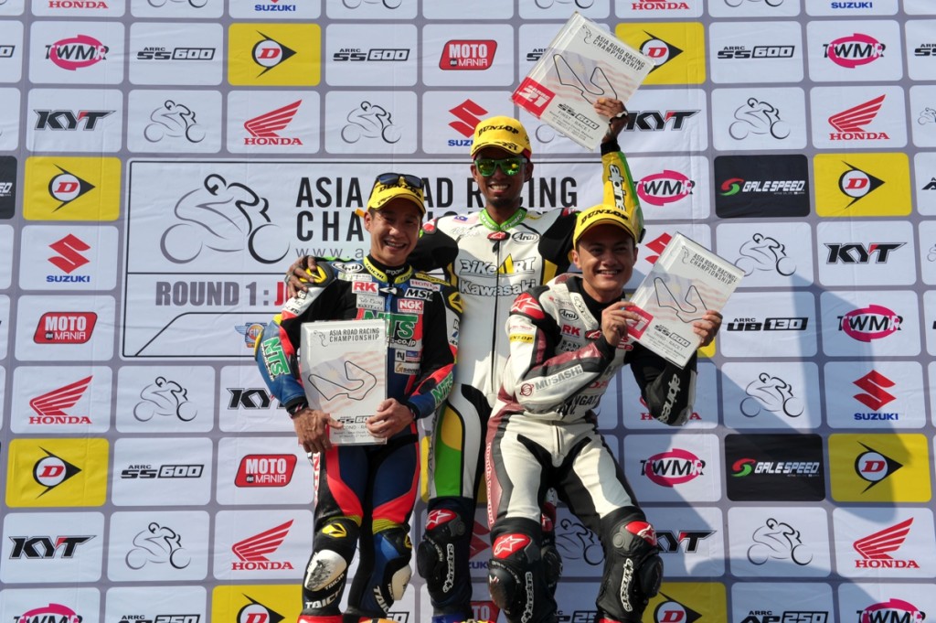 SS600 Race 1 Podium