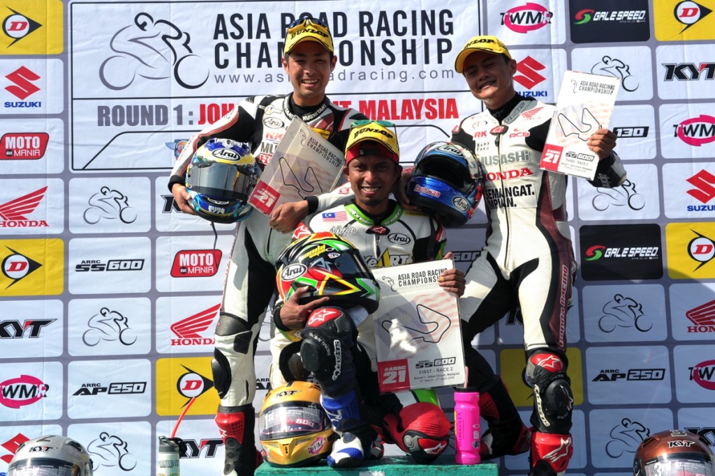 SS600 Race 2 Podium