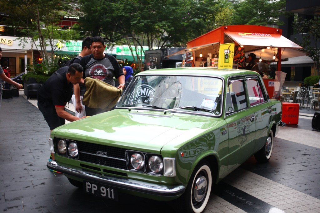 Restored classic FIAT by My Chemical Guys