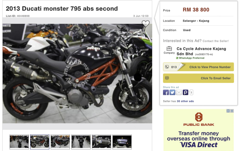 1 2013 Ducati Monster 795 ABS