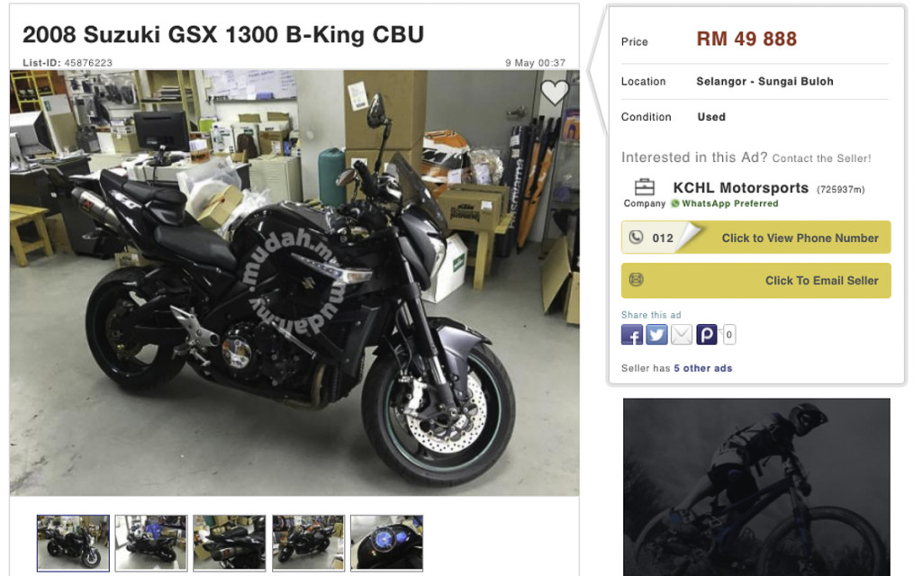 3 2008 Suzuki B-King GSX1300BK