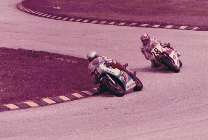 Oh Kah Beng racing against Keiji Kinoshita in Batu Tiga,1980. (Image source: Facebook)