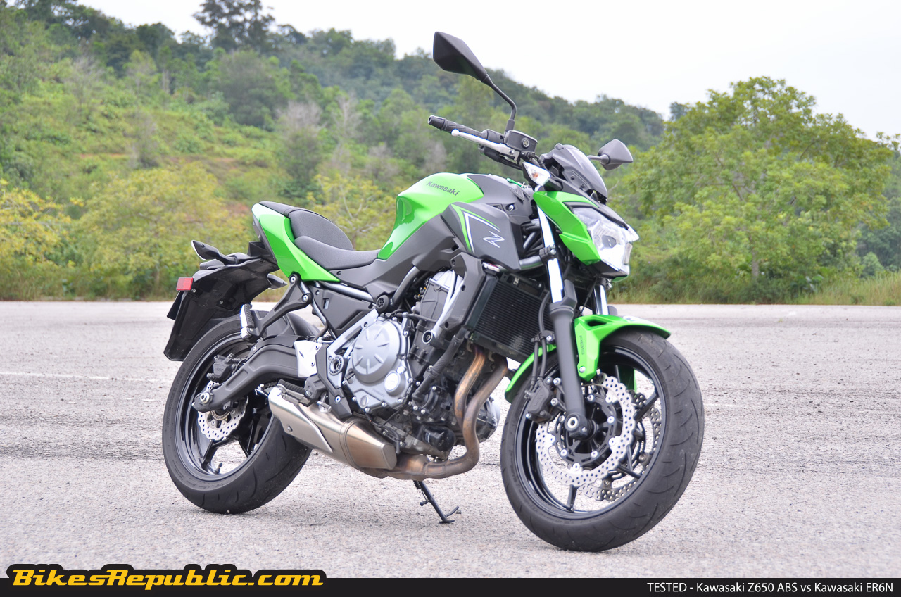 TESTED: 2017 Kawasaki Z650 ABS vs Kawasaki ER6N - news, Motorcycle reviews from Asia and the world BikesRepublic.com