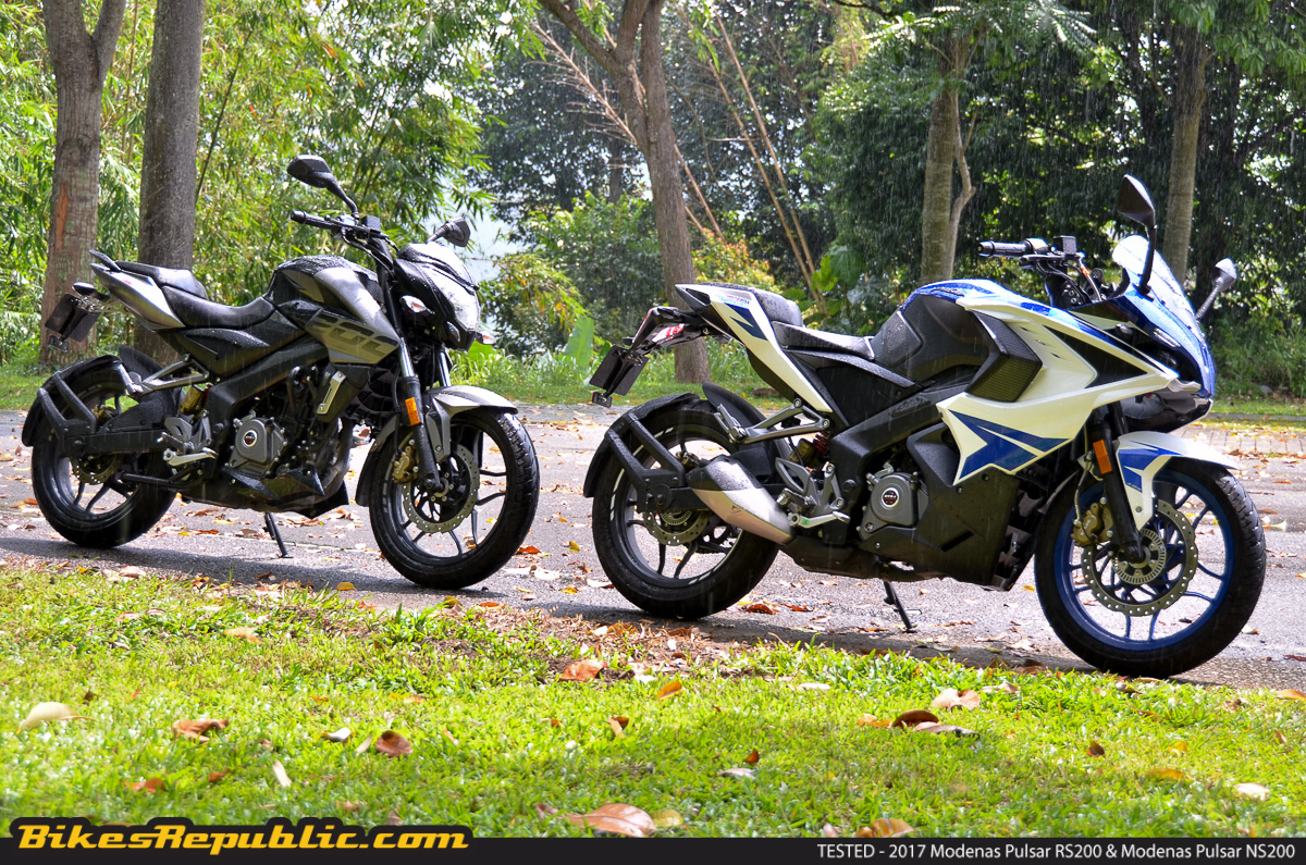 Tested 2017 Modenas Pulsar Rs200 Ns200 The Dynamic Duo Bikesrepublic