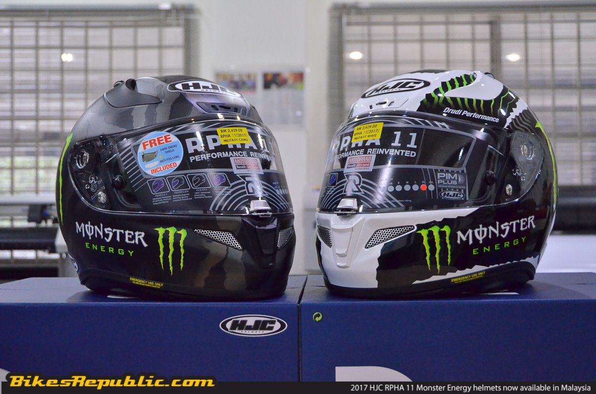 2017 HJC RPHA 11 Monster Energy helmets now in Malaysia – RM2,429