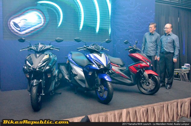 2017 Yamaha NVX launched! RM10,500 (basic price with GST) - Motorcycle ...