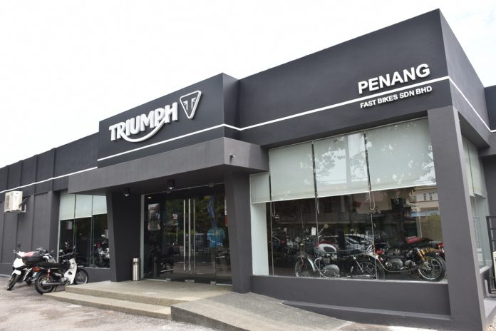 TRIUMPH MOTORCYCLES MALAYSIA LAUNCHES NEW PENANG SHOWROOM