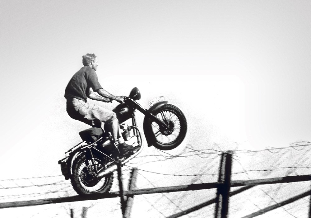 Steve McQueen Edition Triumph Motorcycle Ready for a Great Escape
