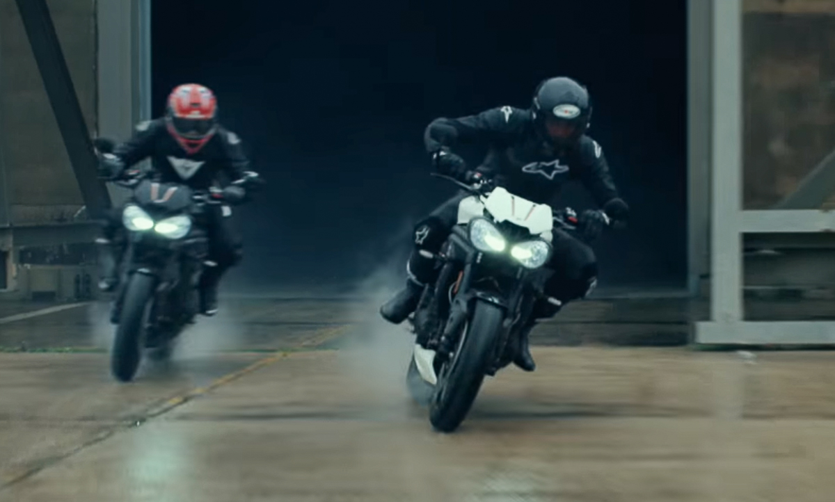 Second 2018 Triumph Speed Triple teaser released - Motorcycle news ...