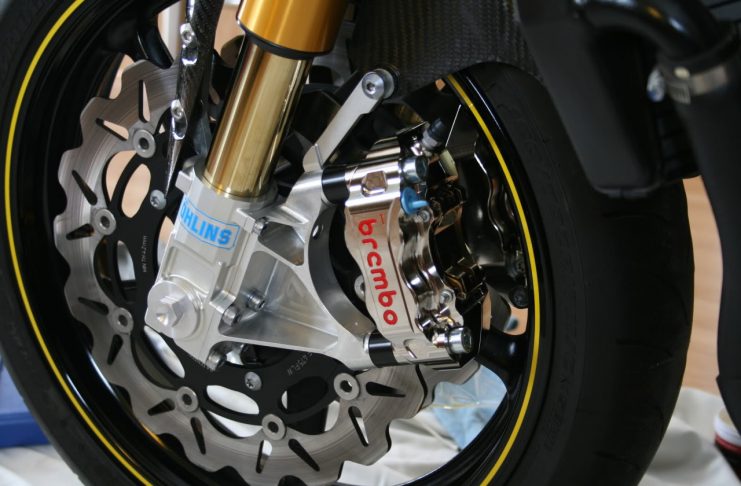 Motorcycle Brake Caliper Disc Brake Master Cylinder Pump 2 Piston Bikes