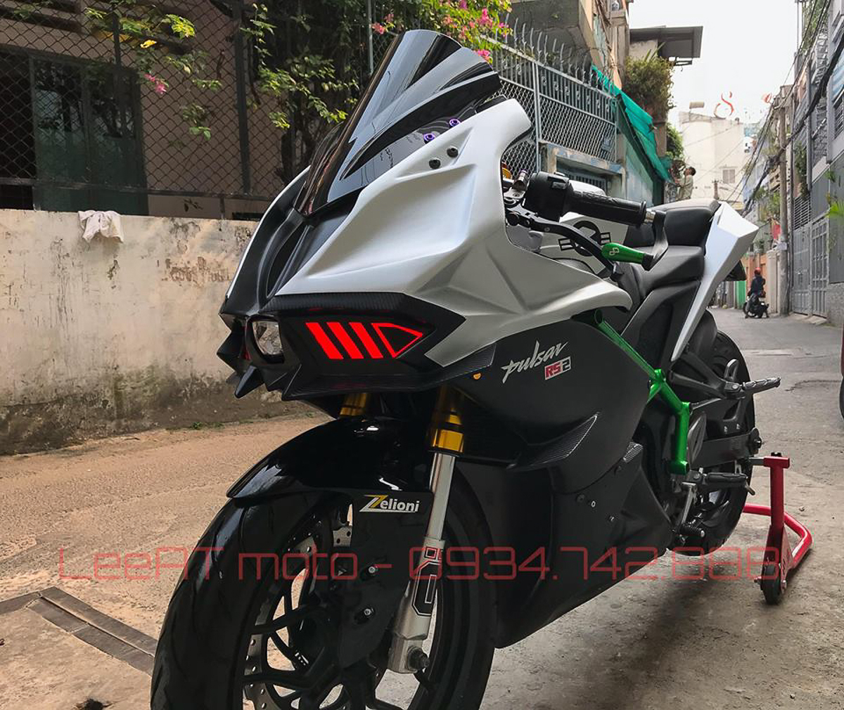 Pulsar Rs 200 Modified With Kawasaki Ninja H2r Inspiration Motorbeam