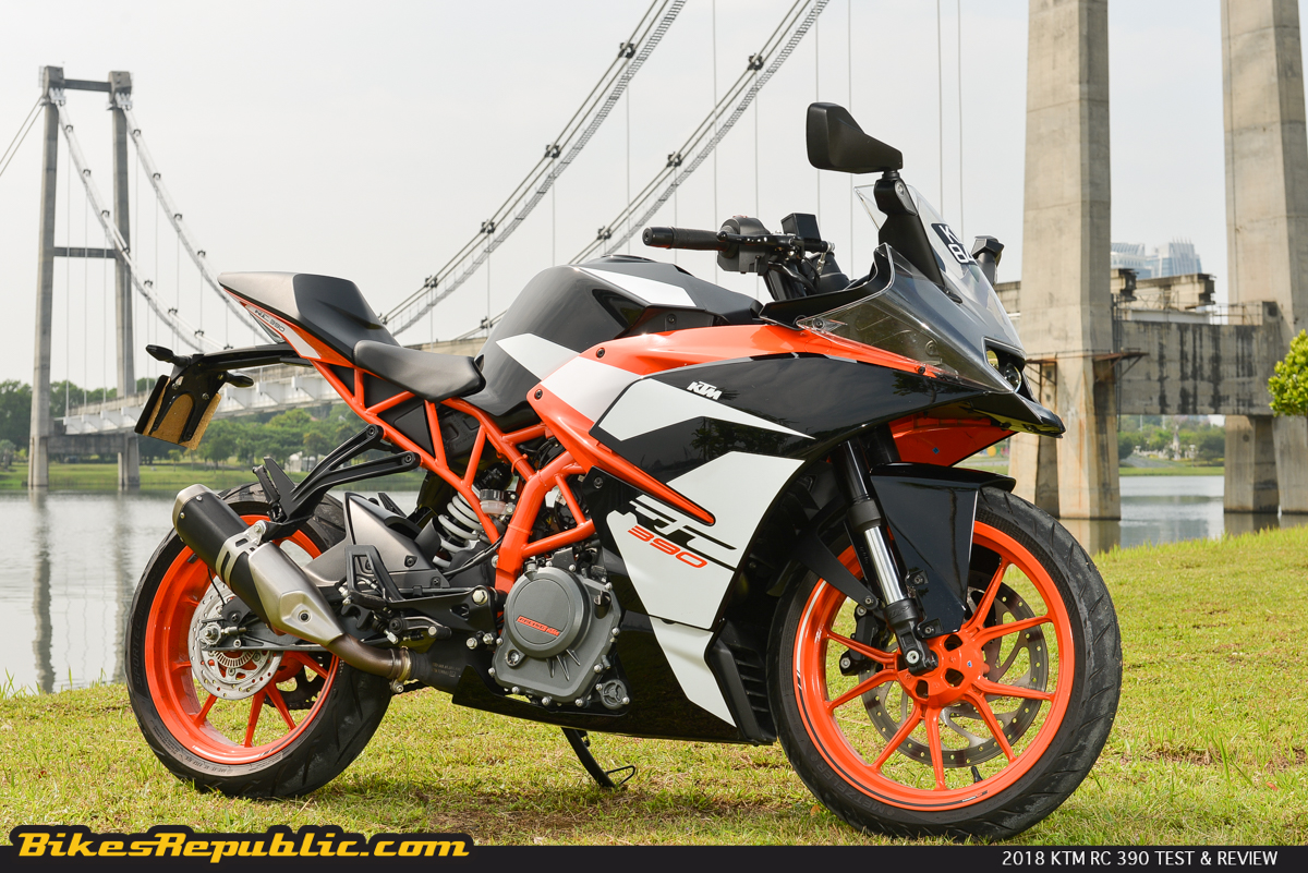 TESTED 2017 KTM RC 390 test review BikesRepublic