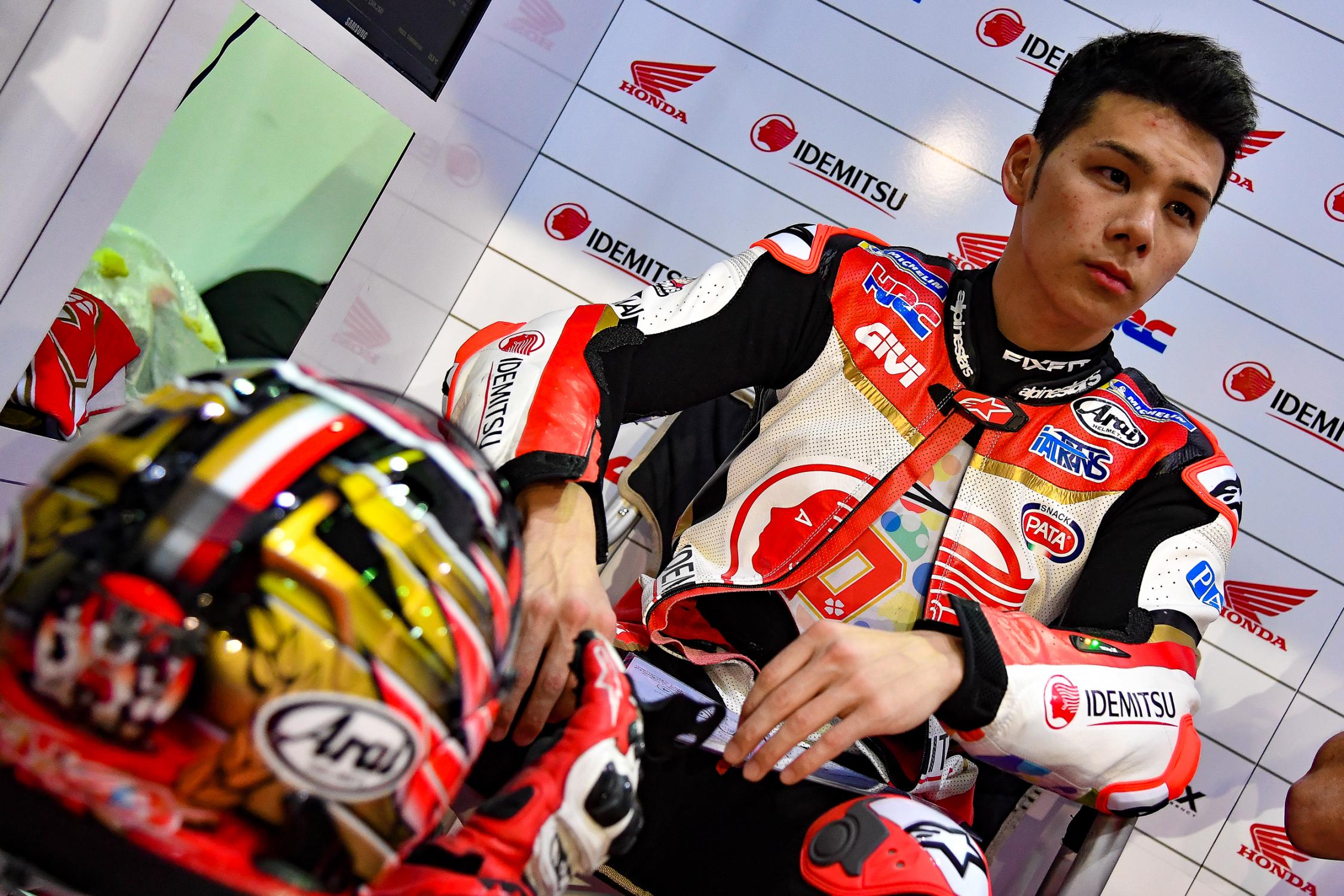 Nakagami - Pic from MotoGP.com. 