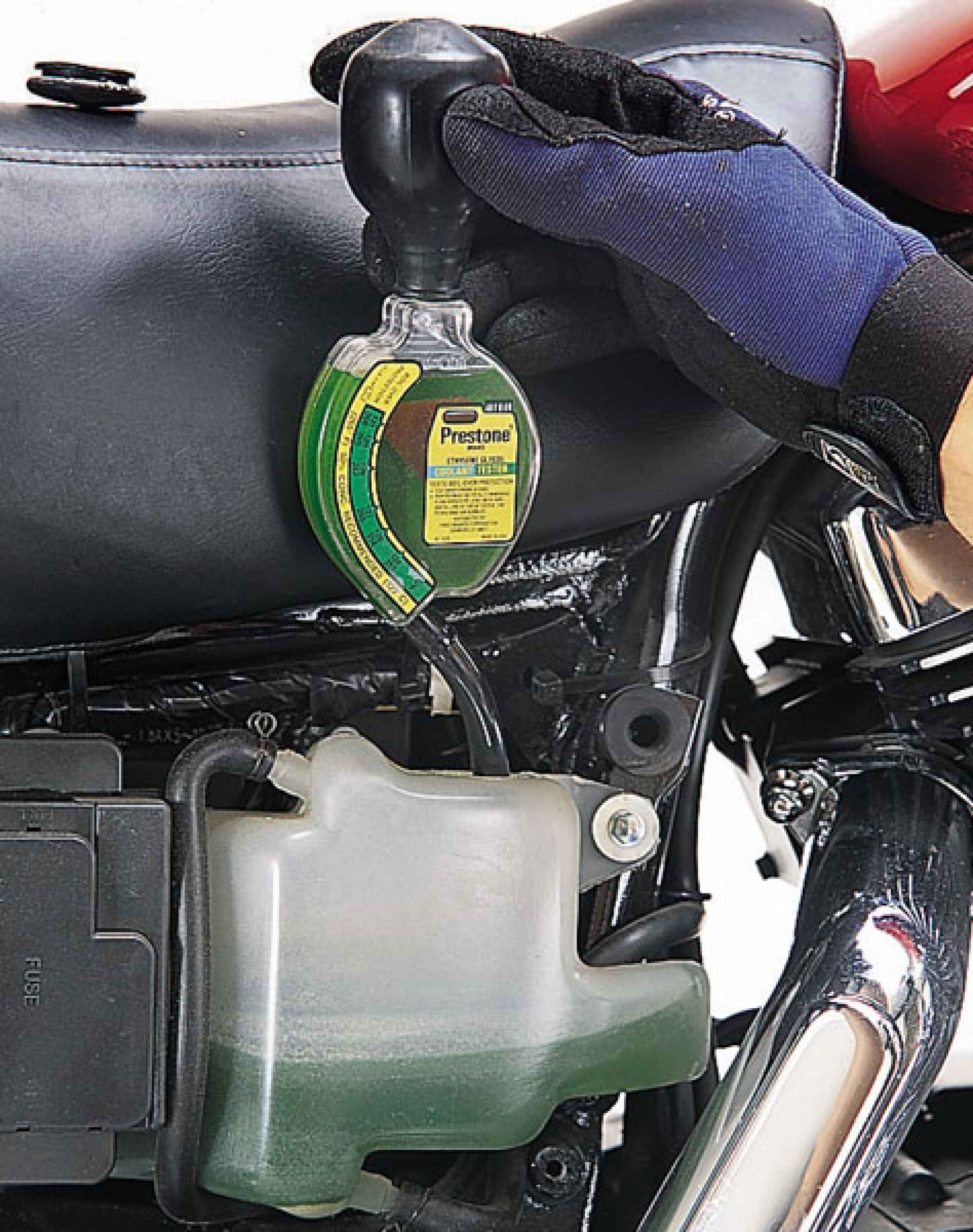 check coolant level check coolant level