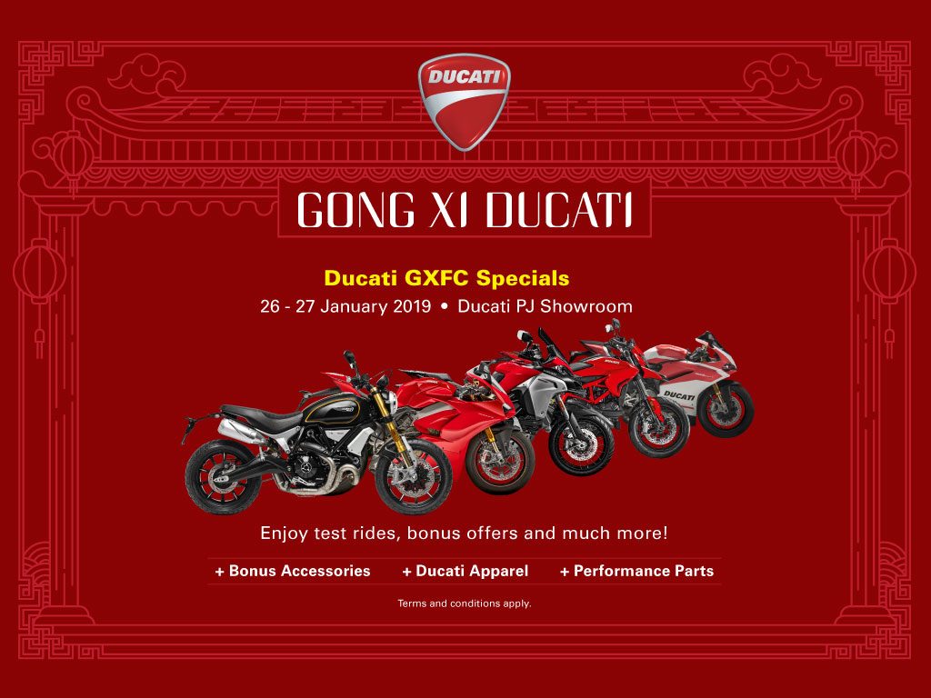 Ducati promotions hotsell