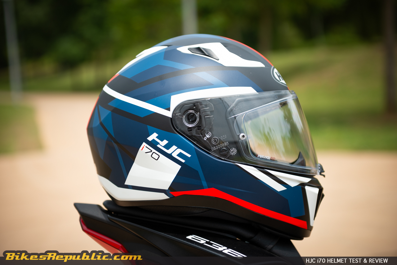 HJC HJC i70 Prika Motorcycle Helmet Integral Big Field of Vision Super Ventilation 