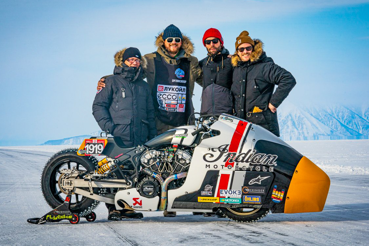 This is the craziest Indian Scout Bobber in the world ...