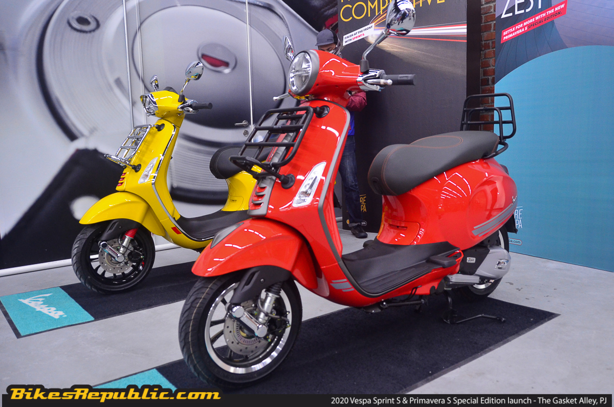 2020 Vespa Sprint S & Primavera S Special Edition unveiled - From RM16 ...