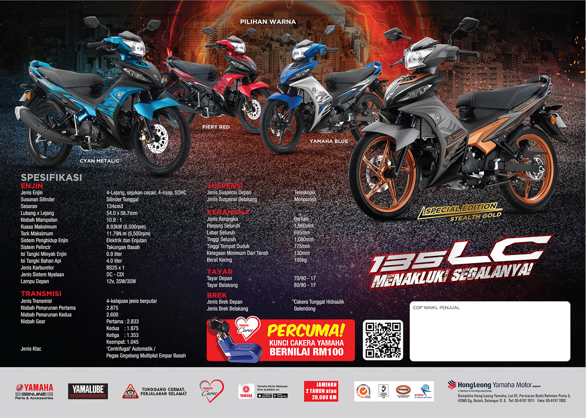 Malaysia yamaha harga 2021 motor Yamaha Motorcycle