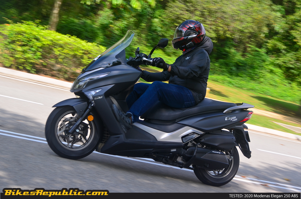 Tested Modenas Elegan 250 Abs Modest Maxi Motorcycle News Motorcycle Reviews From Malaysia Asia And The World Bikesrepublic Com