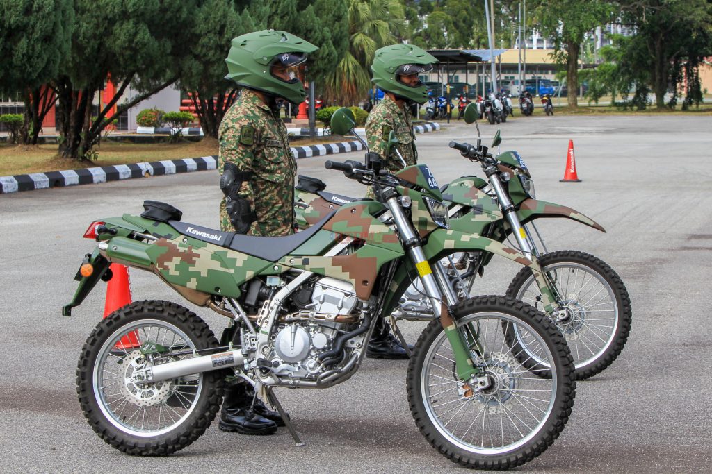 Malaysian Army Receives 180 Units Of The Kawasaki Klx 250