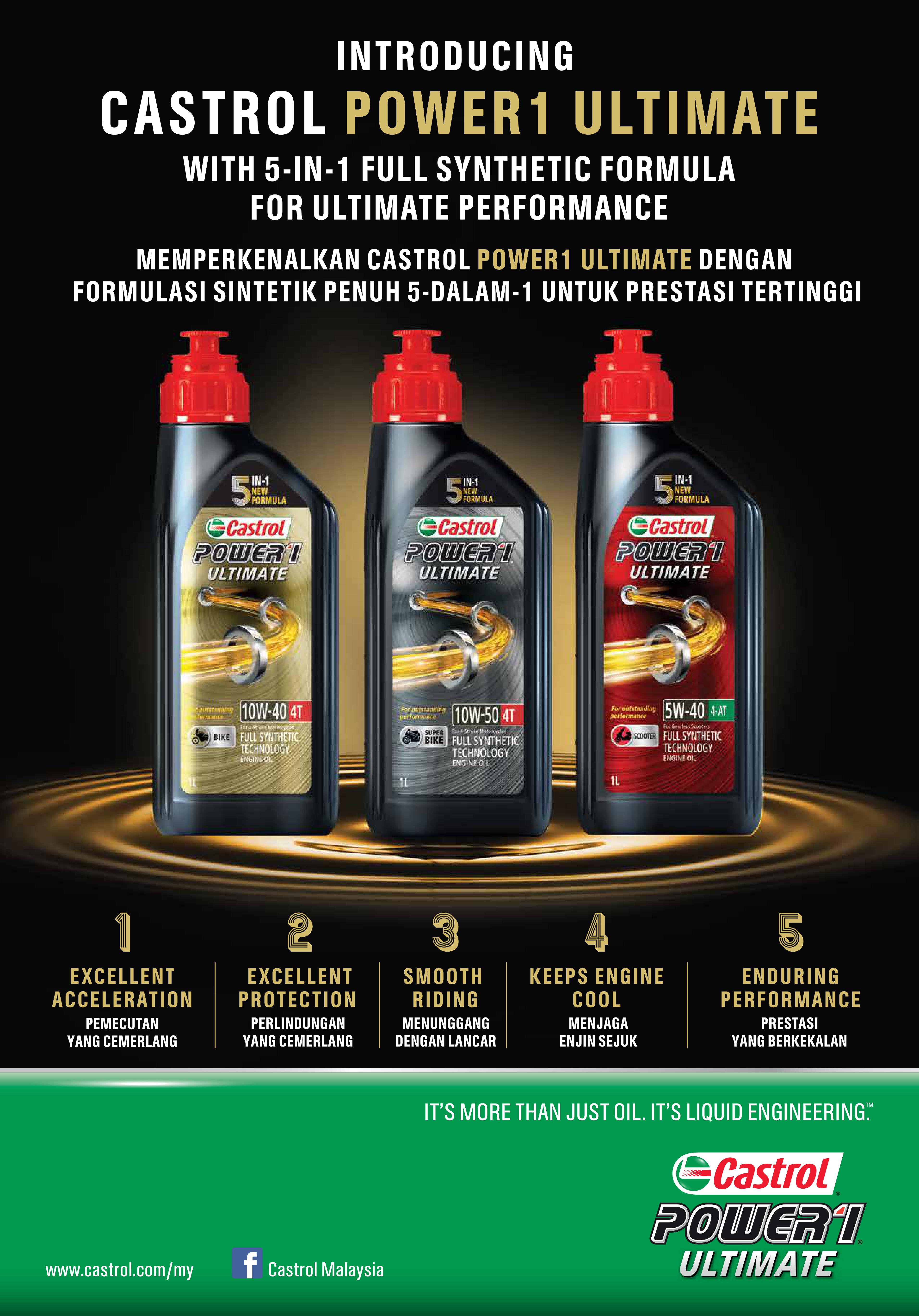 castrol power 1 cruise vs ultimate