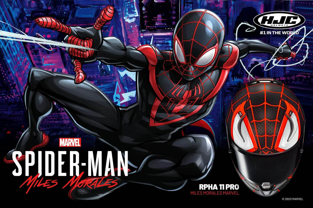 HJC Unveils New RPHA 11 Pro Miles Morales Edition