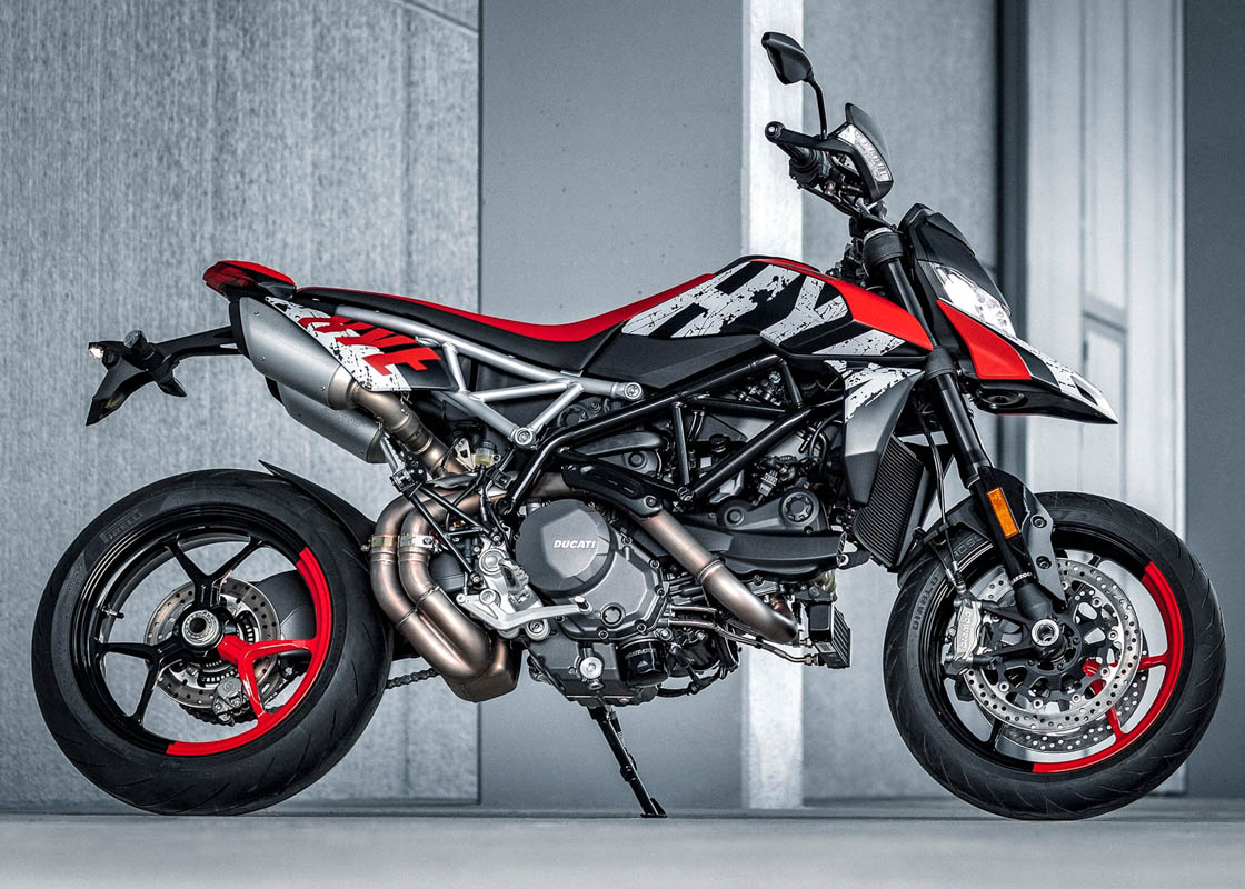 2025 Ducati Hypermotard RVE Gets Splash With New Livery Motorcycle