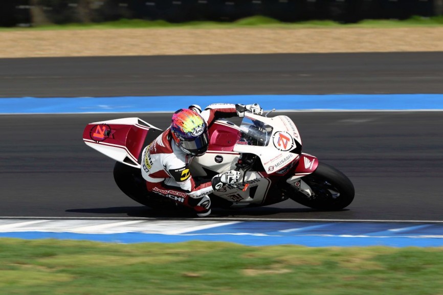 Zaqhwan Zaidi in action at the Chang Circuit