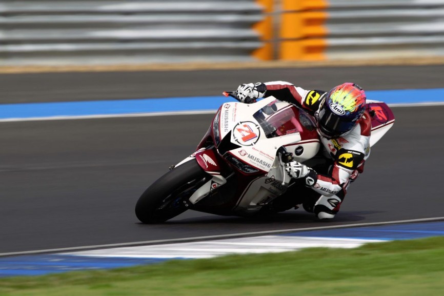 Zaqhwan Zaidi in action at the Chang Circuit in Thailand